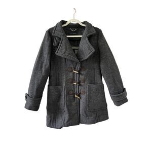 J. Crew Melton Wool Toggle Coat Women’s Gray Size 4